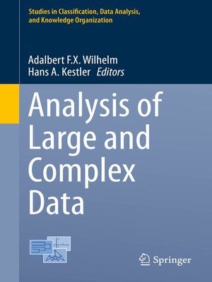 cover image of Analysis of Large and Complex Data